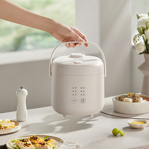 Mini cuiseur à riz Lotor 0,8 L, cuisson rapide électrique avec fonction de réservation, pour usage domestique, petite taille pour une personne - Product Image 5