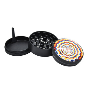 High Quality 4 Layer Zinc Alloy Metal Tobacco Smoking <b>Herb</b> <b>Grinder</b> with Display Box Metal <b>Grinder</b> <b>Herb</b> - Product Image 2