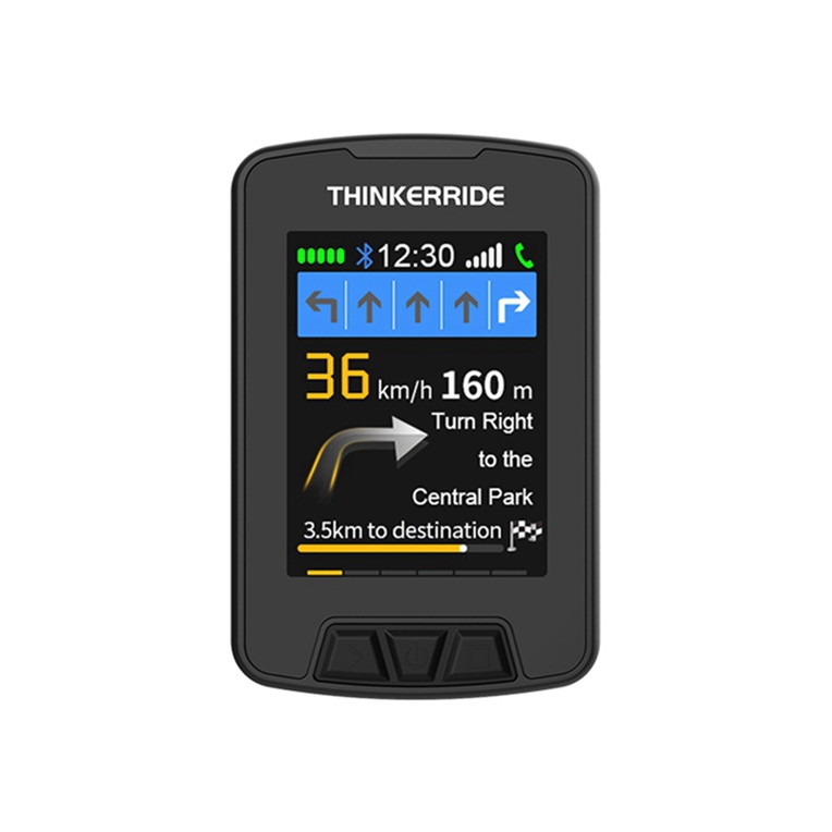 Fashionable Black Multifunctional Stopwatch Lcd Bicycle Meter Computer