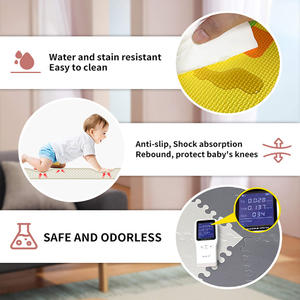 Fairness Tapis de sol <span class=keywords><strong>Eva</strong></span> à emboîtement modernes pour jardin Aire de jeux d'exercice douce pour enfants et bébés Activité et équipement de jeu - Product Image 5