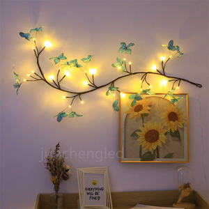 96 LED Bendable Willow Vine Lights for Home Decor-7.5ft, Perfect for Christmas Party and Holiday Ambianc <strong>Homebed</strong> - Product Image 5