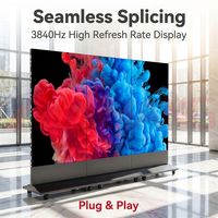 Écran LED pliable extérieur IP68 960x1920mm P2.5 P3 P4 6000nits 3840Hz Écran LED portable pour événements, concerts, foires
