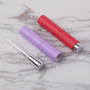 Wholesale Factory 10ml Refillable Perfume Atomizer Portable Rotary Twist Telescopic Empty <strong>Plastic</strong> <strong>Bottle</strong> Custom Logo for Travel - Product Image 5