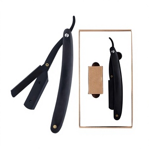 IKZARSA - Maquinilla de Afeitar Recta de Alta Calidad para Hombre, de Acero Inoxidable, con Mango de Madera, para Afeitar la Cara, las Axilas y el Cuerpo, Profesional - Product Image 4