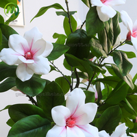Dekorative Künstliche Magnolienbäume für Innenräume mit Realistischen Blüten und Verzierungen aus Kunststoff