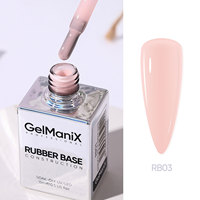 Vernis à ongles en gel de base en caoutchouc naturel de haute qualité, sans HEMA ni TPO, de marque privée, de qualité supérieure, à faire tremper, pour lampe LED