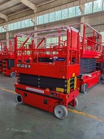 Chariot élévateur à ciseaux autopropulsé à roues motrices, plateforme hydraulique pour la cueillette des fruits