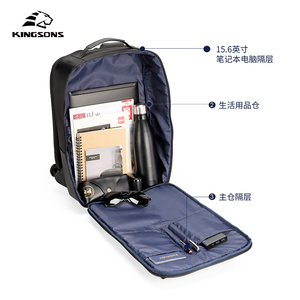 2025 di vendita caldo zaino in Nylon per gli uomini con tasche frontali Multi-funzionale borsa per il computer portatile borsa da <span class=keywords><strong>scuola</strong></span> per College USB <span class=keywords><strong>Outlet</strong></span> - Product Image 5