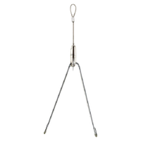 Kit de suspension réglable en Y en cuivre haute performance avec clip pour câble métallique pour suspension de lampe