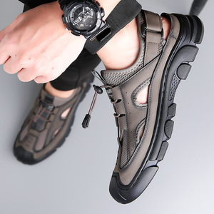 Men Mesh Closed Toe <b>Water</b> <b>Shoes</b> Summer Anti Slip Beach Outdoor Hiking <b>Shoes</b> - Product Image 2