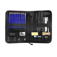 Hot Cross-Border Portable Sketch and Painting Set 40-PC Complete Art Writing and Drawing Accesorio Essentials