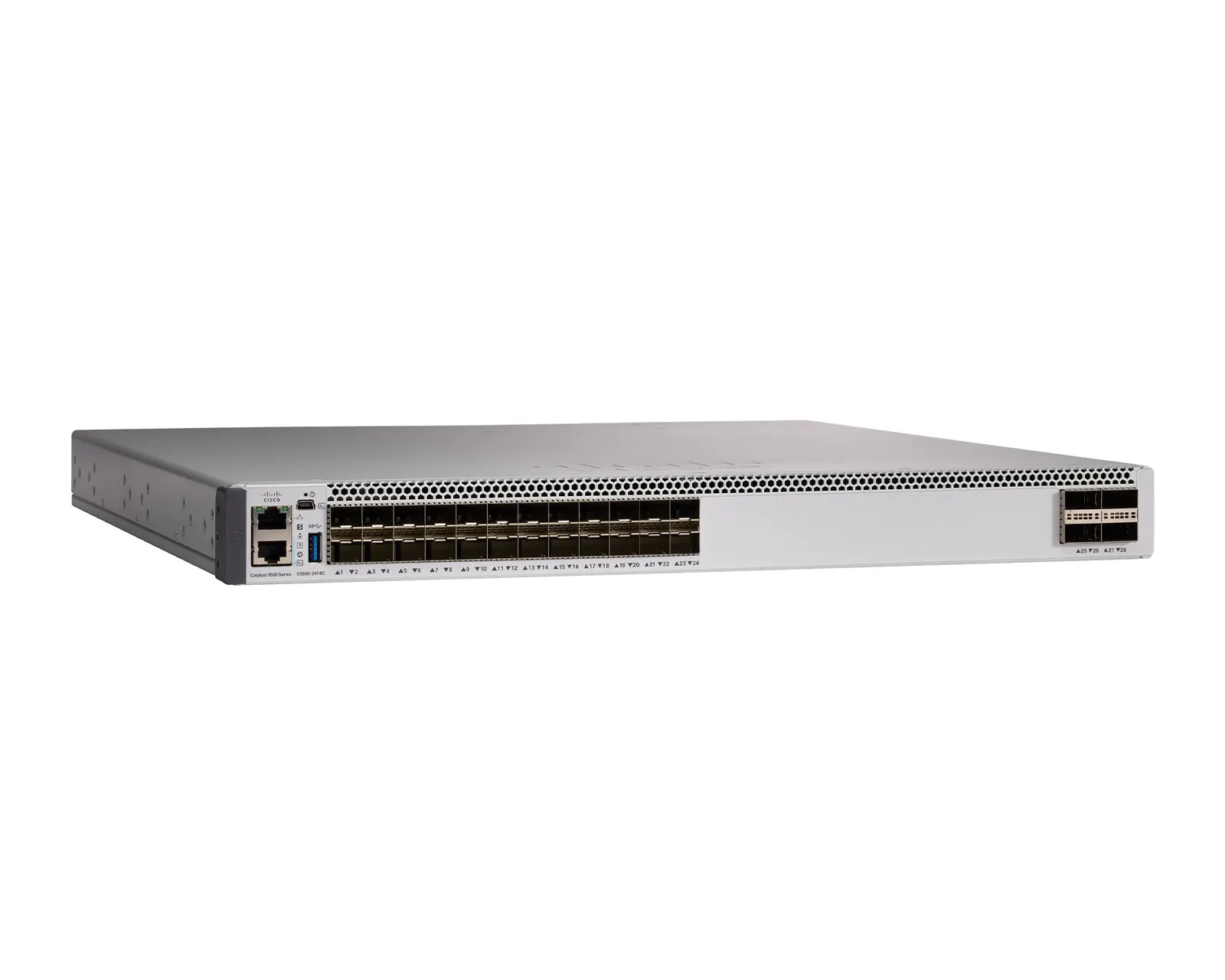 C9500-24Y4C-E C I s c 0 9500 Serie Hochleistungs-24-Port 1/10/25G Gigabit-Ethernet-Switch mit SFP/SFP +/SFP28