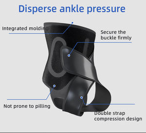 Bande de soutien de cheville à double extensibilité pour le basketball, le football et les sports, protection enveloppante - Product Image 2