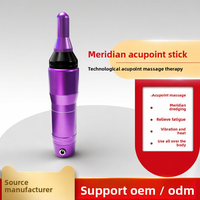 Meridian en Acupoint massagepen / voetmassagestick - therapeutisch hulpmiddel met verwarmingsfunctie (ingebouwde batterij)