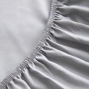 Ensemble de housse de couette 4 pièces en bambou 100% pur, tissé, motif uni, 300 fils, toutes saisons, impression personnalisable - Product Image 3