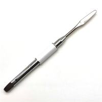 Pinceau double tête pour nail art, stylo de dessin pour extension de gel UV acrylique avec spatule, tout pour la manucure