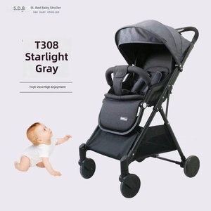 <span class=keywords><strong>Poussette</strong></span> <span class=keywords><strong>Stokke</strong></span> SDB High Landscape pliable d'une seule main avec positions assise et allongée pour bébé - Product Image 1