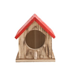 Marco de Madera para Pájaros, Mini Nido Colgante para Exteriores, Modelo YC-984121 - Product Image 5