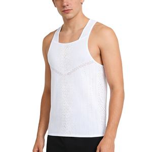Débardeur de course personnalisé à faible MOQ, sans couture, léger, pour marathon, sublimation, vêtement de course pour hommes - Product Image 1