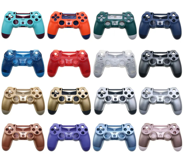 Replacement Top and Bottom Housing Shell Case for PS4 Controller JDM-050