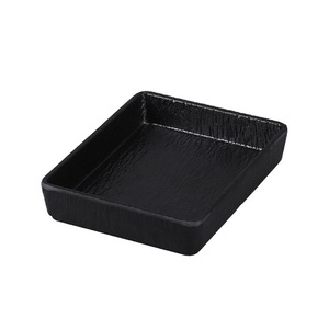 Rectangular Melamine Grill <b>Plate</b> Stackable Solid Color For Hotel Food Party Steak Serving - Product Image 5