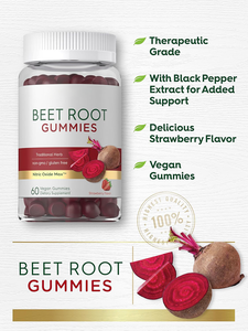 Racine de betterave sans sucre de marque privée gommeuse de bon <span class=keywords><strong>goût</strong></span> avec vitamines C et B12 pour la santé cardiaque et la circulation sanguine pour les enfants et les adultes - Product Image 2