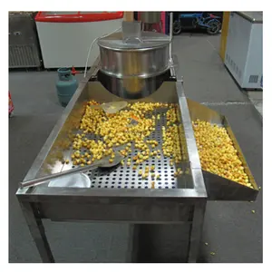 Commerciële Op Gas Werkende Popcornmachine Machine Met Karamelsmaak Voor Het Maken Van Popcorn