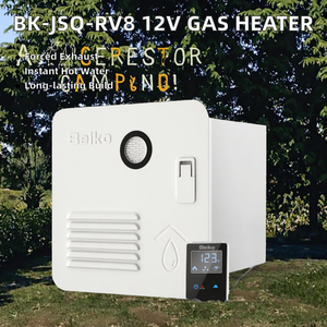 65,000 BTU RV scaldabagno a Gas propano calore istantaneo portatile 12L acciaio inox scambiatore di calore LED Display in plastica <span class=keywords><strong>tipo</strong></span> di canna fumaria - Product Image 2