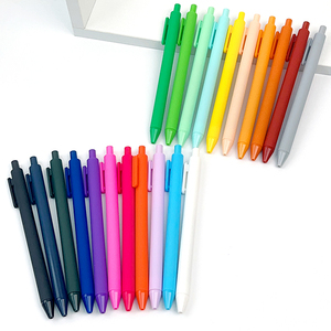 उच्च गुणवत्ता वाले मल्टीकोलर मैकरन सिलिका जेल स्याही पेन प्रचार विज्ञापन रिट्रेटेबल जेल पेन कस्टम लोगो के साथ - Product Image 5