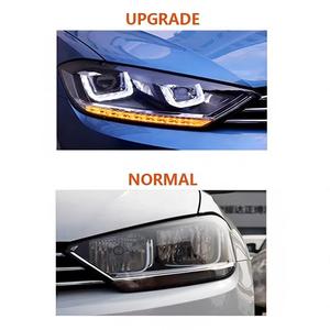 Phares LED pour <span class=keywords><strong>Sportsvan</strong></span>, ensemble de phares LED 2013-2019 <span class=keywords><strong>Golf</strong></span> DRL, clignotants, feux de route, lentille de phare - Product Image 5