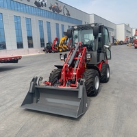 Chargeuse sur pneus de 1 tonne, nouvelle conception, fabriquée en Chine, pour travaux de construction lourds, haute performance