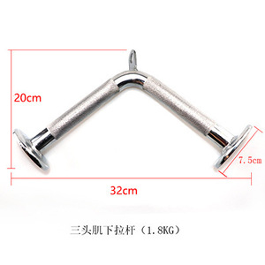 USA Offre spéciale Équipement de fitness Accessoires Lat Pull-Down Bar Gym Hand Grip <span class=keywords><strong>Triceps</strong></span> Biceps Curl Lat Pull-Down Bar - Product Image 2