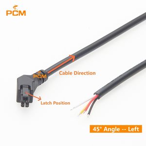 45 °   Câble d'assemblage Degree Micro-Fit 3.0 vers Molex 4 broches à sortie gauche pour alimentation et signal des dispositifs compacts et contrôle robotique - Product Image 2