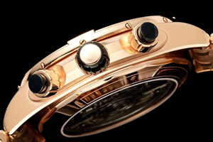 Men's <b>Chronograph</b> <b>Automatic</b> Mechanical Watch with Ceramic Bezel, Water Resistant, Business and Sports Watch - Product Image 5