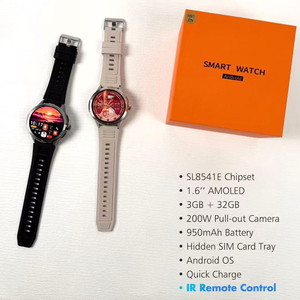 สมาร์ทวอทช์ H81 4G รุ่น Global หน้าจอ Amoled สายซิลิโคน ควบคุมผ่าน Wifi พร้อมกล้อง  รองรับ <span class=keywords><strong>iOS</strong></span> และ Android  ใส่ซิมได้ - Product Image 4