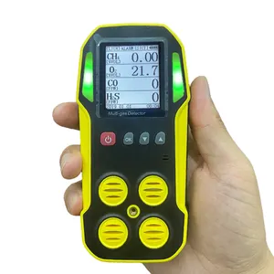 Handheld Pumping Type Gas Analyzer Measurements NO2 NH3 CH4 LPG H2S CO O2 N2 Portable Multi 4 In 1 Gases Monitor Detectors