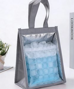 Sac isotherme de grande taille personnalisé en mousse d'aluminium EPE de haute qualité, sac de courses en non-tissé personnalisé, sac isotherme - Product Image 2