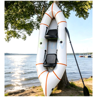 Packraft ultraléger en TPU, kayak gonflable deux places avec plancher Drop Stitch pour le camping en rivière et les acheteurs en gros