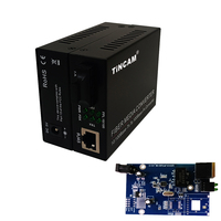 TiNCAM Glasfaser-Ausrüstung Daten-Optischer Transceiver 10/100M Singlemode Dual-Fiber Medienkonverter Glasfaser 1310nm