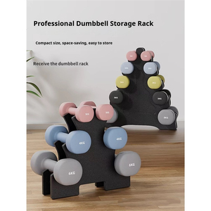 Yoga Gym Commercial Néoprène Vinyle <span class=keywords><strong>Poids</strong></span> Couleur <span class=keywords><strong>Logo</strong></span> Personnalisé 5lb Haltères Ensemble Pour Les Femmes - Product Image 2