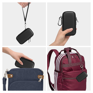 Estuche rígido portátil a prueba de golpes impermeable HDD SSD para Ledger Nano S Plus/ S / X <span class=keywords><strong>Crypto</strong></span> Hardware Wallet - Case Only - Product Image 3