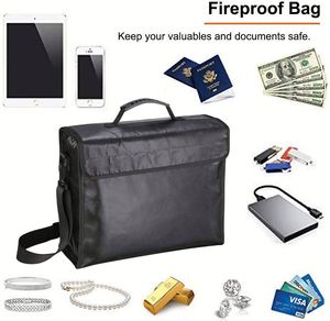 CUSTOM Large Office & School Fireproof <b>Document</b> <b>Bag</b> 's Favorite Hot Selling File Organizer Fire Material Case - Product Image 4