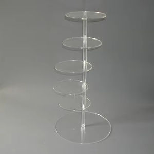 Soporte Desmontable de Acrílico para Gafas de Sol y Gafas Graduadas, Platos Redondos de Plexiglás, Exhibidor de Joyas y Relojes - Product Image 1