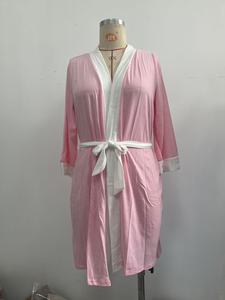 Vestiti di riposo Postpartum da donna incinta-pigiami premaman in puro cotone, stile leggero, abbigliamento da casa Postpartum, abiti da allattamento - Product Image 4