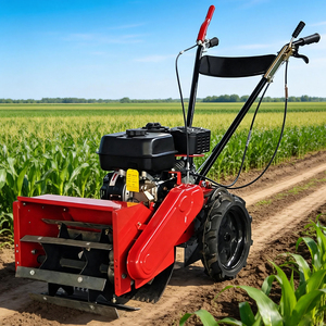 Cultivador de Gasolina Rojo, Mini Rotocultivador Agrícola, Máquina de Labranza de Alta Productividad con Componentes Centrales del Motor - Product Image 1