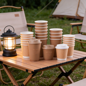 <span class=keywords><strong>Gobelet</strong></span> en papier <span class=keywords><strong>jetable</strong></span> personnalisé <span class=keywords><strong>rose</strong></span> pour café et thé au lait, épaissi, pour emballage commercial à emporter avec couvercle - Product Image 5