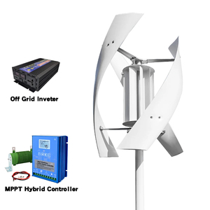 Prêt à être expédié : Éolienne à axe vertical 3KW 5KW pour usage domestique, faible vitesse, faible bruit, énergie éolienne 3000W - Product Image 1