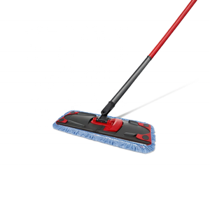 Repuesto de cabezal de mopa rectangular reutilizable <span class=keywords><strong>UltraMax</strong></span> Triple Action con bucles de fibra de algodón para cubo exprimidor - Product Image 1