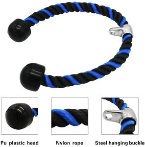 Fixation de câble Triceps, push-up, câble en Nylon noir et bleu, 30mm de longueur, 27 pouces - Product Image 4