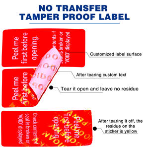 Adesivi Olografici Personalizzati <span class=keywords><strong>Void</strong></span> - Etichette di Garanzia Annullata, Carta Adesiva Olografica di Sicurezza e Anti-Manomissione - Product Image 4